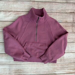 Lululemon scuba oversized funnel neck Half-Zip XS/S